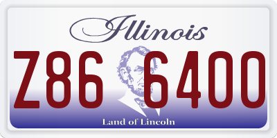 IL license plate Z866400
