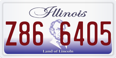 IL license plate Z866405