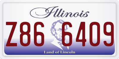 IL license plate Z866409