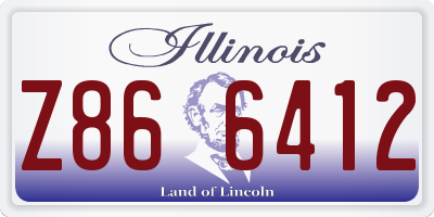 IL license plate Z866412