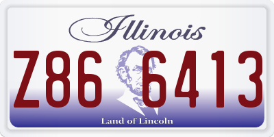 IL license plate Z866413