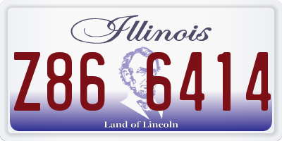 IL license plate Z866414