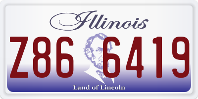 IL license plate Z866419