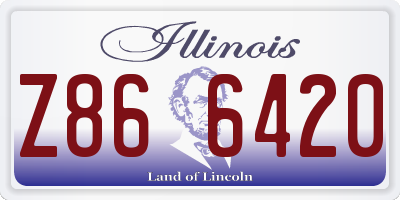 IL license plate Z866420