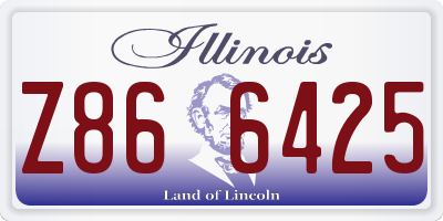 IL license plate Z866425