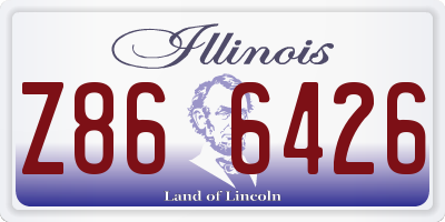 IL license plate Z866426