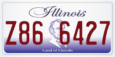 IL license plate Z866427