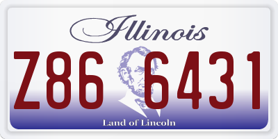 IL license plate Z866431