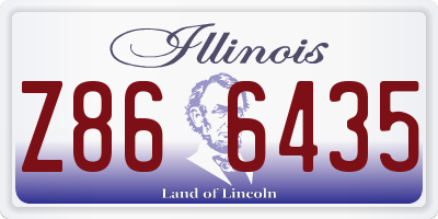 IL license plate Z866435