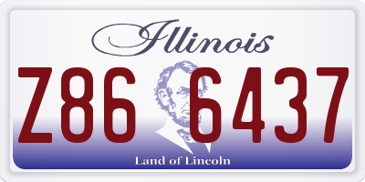 IL license plate Z866437
