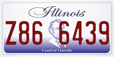 IL license plate Z866439