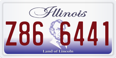 IL license plate Z866441