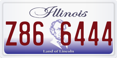 IL license plate Z866444