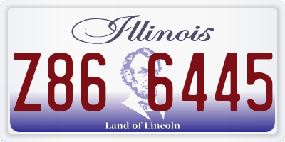 IL license plate Z866445