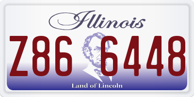 IL license plate Z866448