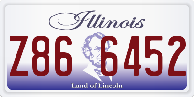 IL license plate Z866452