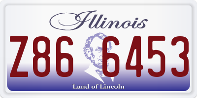 IL license plate Z866453
