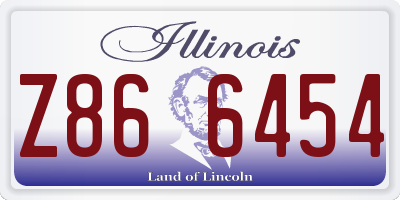 IL license plate Z866454