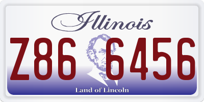 IL license plate Z866456