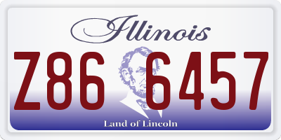 IL license plate Z866457