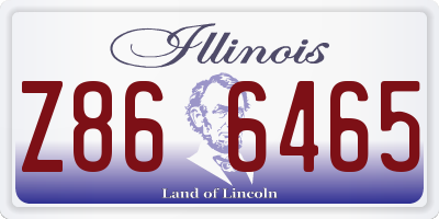 IL license plate Z866465