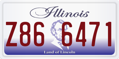 IL license plate Z866471