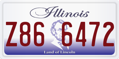 IL license plate Z866472