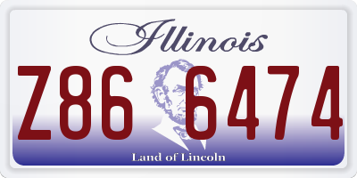 IL license plate Z866474