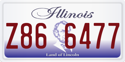 IL license plate Z866477
