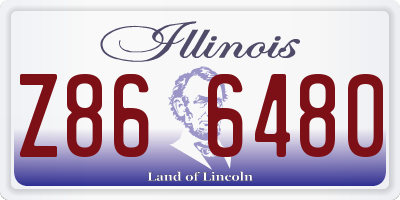 IL license plate Z866480