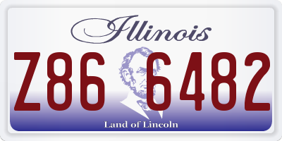IL license plate Z866482