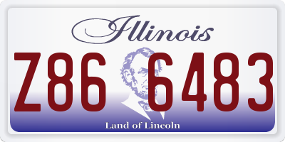 IL license plate Z866483
