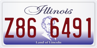 IL license plate Z866491