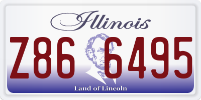 IL license plate Z866495