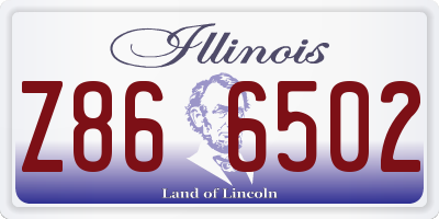 IL license plate Z866502