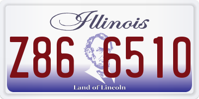 IL license plate Z866510