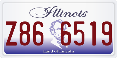 IL license plate Z866519