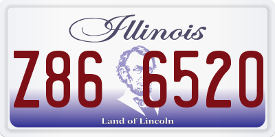 IL license plate Z866520