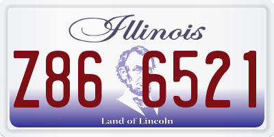 IL license plate Z866521