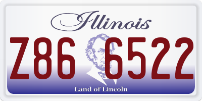 IL license plate Z866522