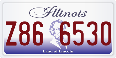 IL license plate Z866530
