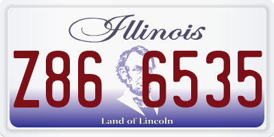 IL license plate Z866535