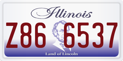 IL license plate Z866537