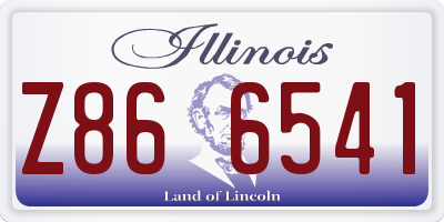 IL license plate Z866541