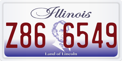IL license plate Z866549