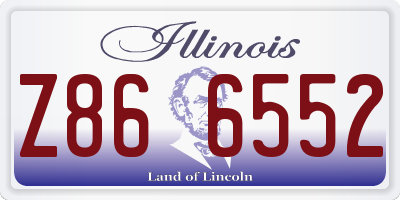 IL license plate Z866552