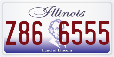 IL license plate Z866555