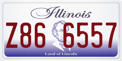 IL license plate Z866557