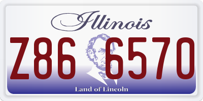 IL license plate Z866570