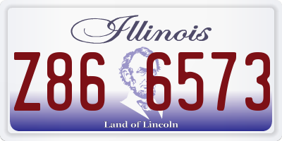 IL license plate Z866573